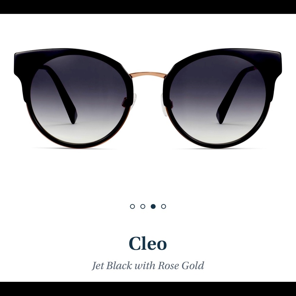 Warby Parker Cleo Gradient Black Sunglasses - Popular Style